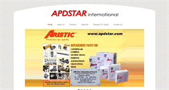 Desktop Screenshot of apdstar.com